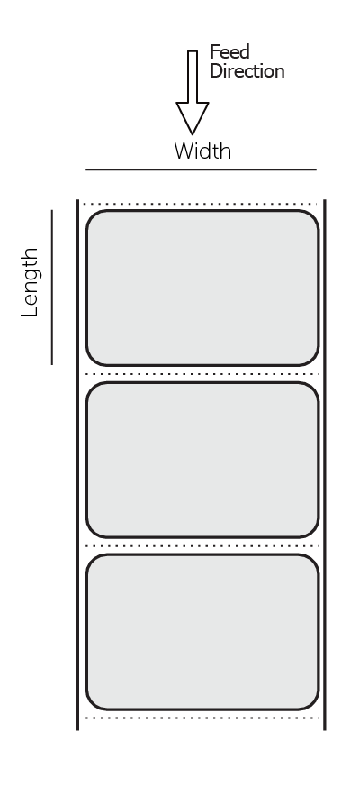 Width × Length diagram